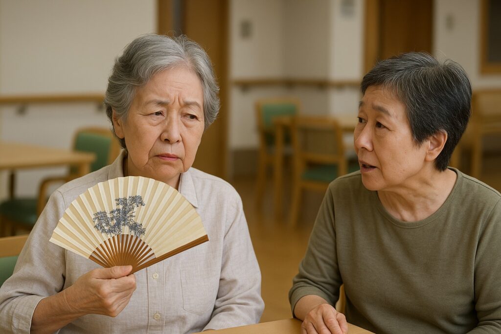 老人介護施設内