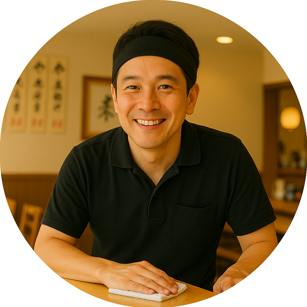 さわやかな環境になってホッとした笑顔の店長