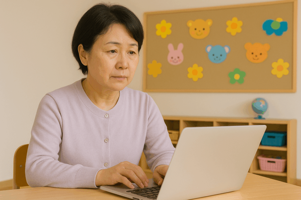 エアコンクリーニングの業者検索をパソコンでする園長