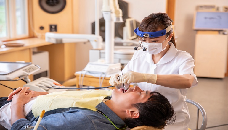 歯科医院の清潔な空間と空気環境のイメージ